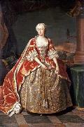 Jean Baptiste van Loo Portrait of Augusta of Saxe-Gotha oil painting reproduction